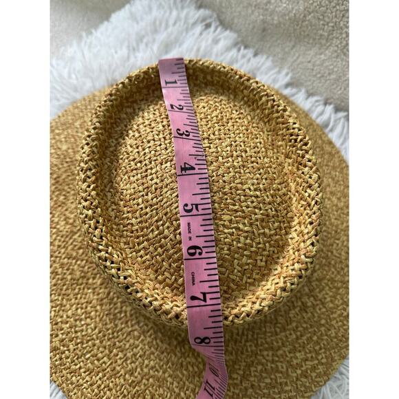 LOGOFIT Straw gamble hat made of twisted sea grass. Never worn. - Picture 9 of 9